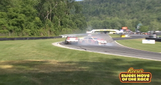 Reese’s Sweet Move of the Race: Lavar Scott avoids a crash at Lime Rock Park